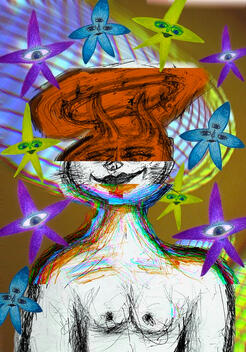 &quot;starchild, a&quot; digital print 2023